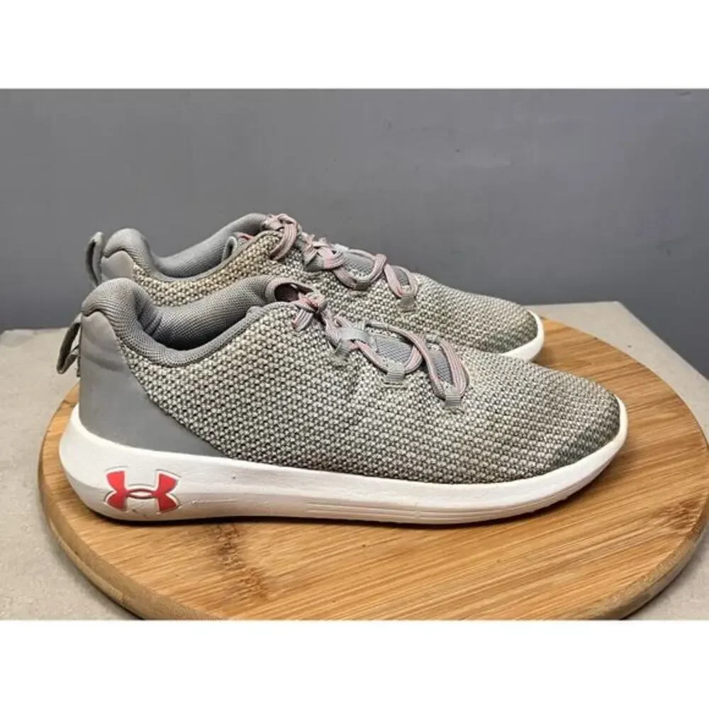 Under Armour Ripple 3021523-100 Gray Running Shoes‎ Girls 5.5 Sneakers
